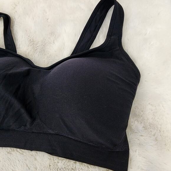 NEW Truekind Daily Comfort Wireless Shaper Seamless Bra - Black (Plus Size 3X) - Picture 6 of 13